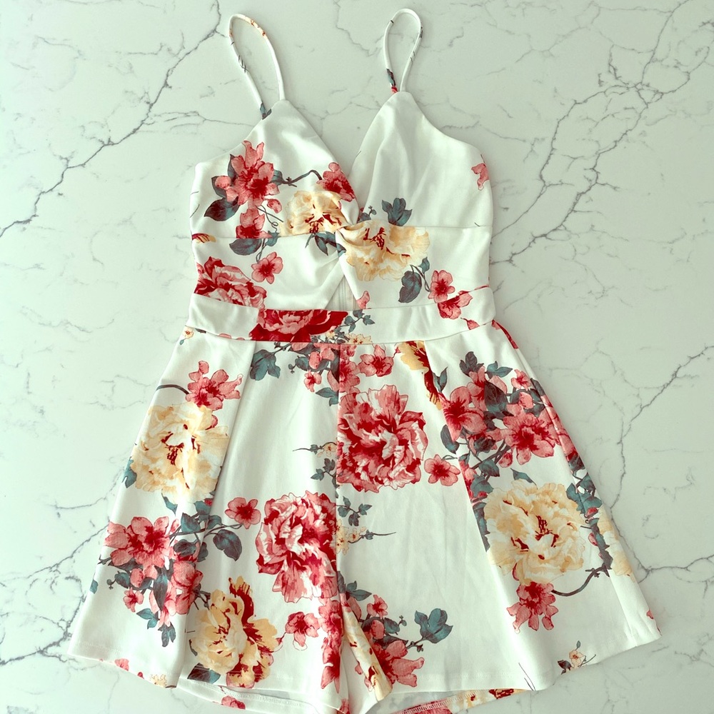 Fashion Nova floral romper